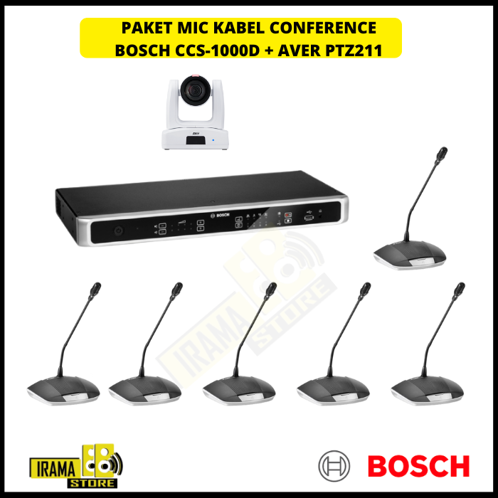 Mic Kabel Conference BOSCH Type CCS 1000D - 6 Mic + Camera PTZ